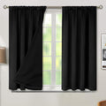 BGment Short Blackout Curtains for Small Window 54 Inch Length, Room Darkening by BGment