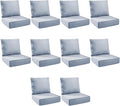 Outdoor Cushion Set for Furniture Patio Furniture, UV Resistant, Water Resistant by PLANNTONNEO