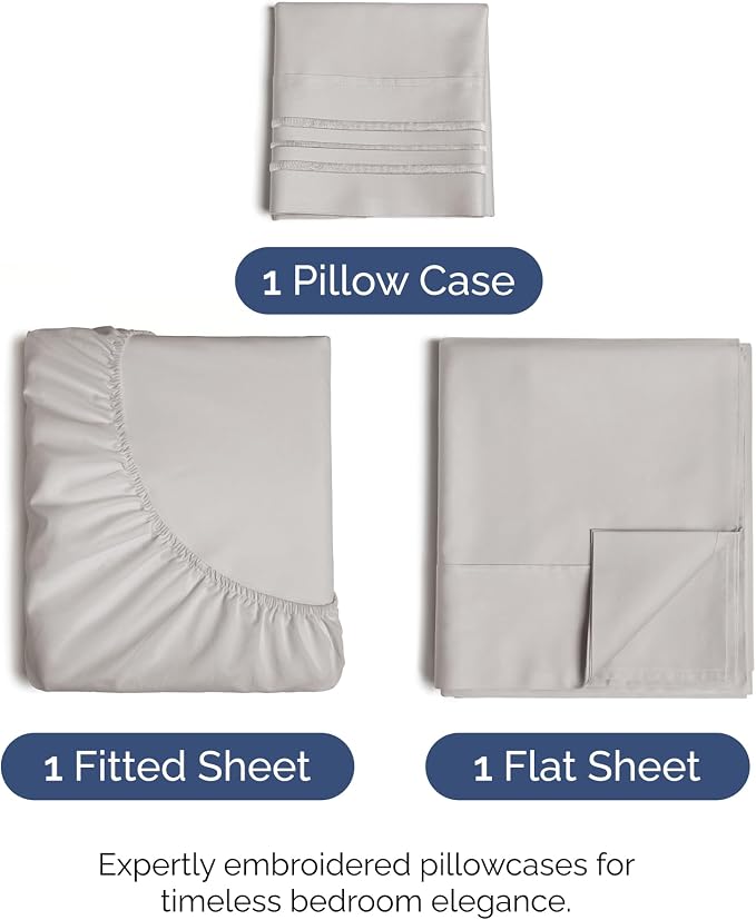 Twin XL Size 3 Piece Sheet Set - Image 2
