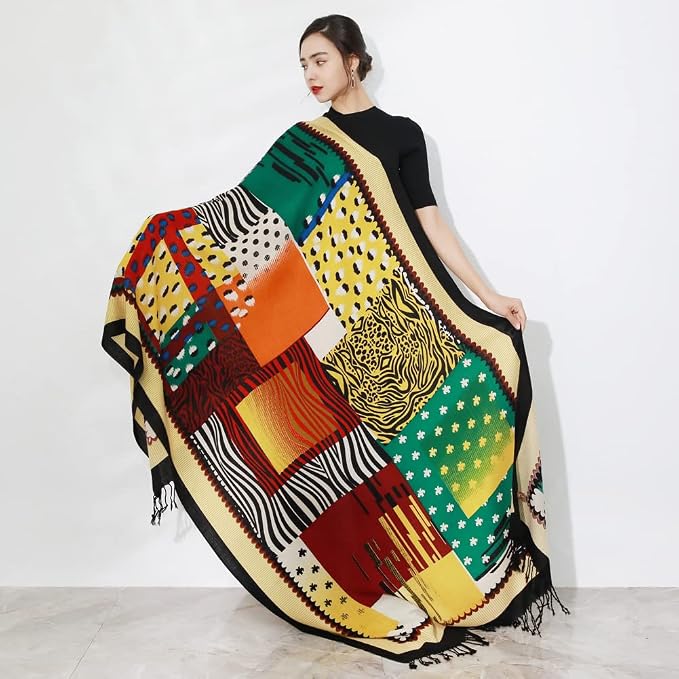DANA XU 100% Merino Wool Pashmina Shawl - Image 7