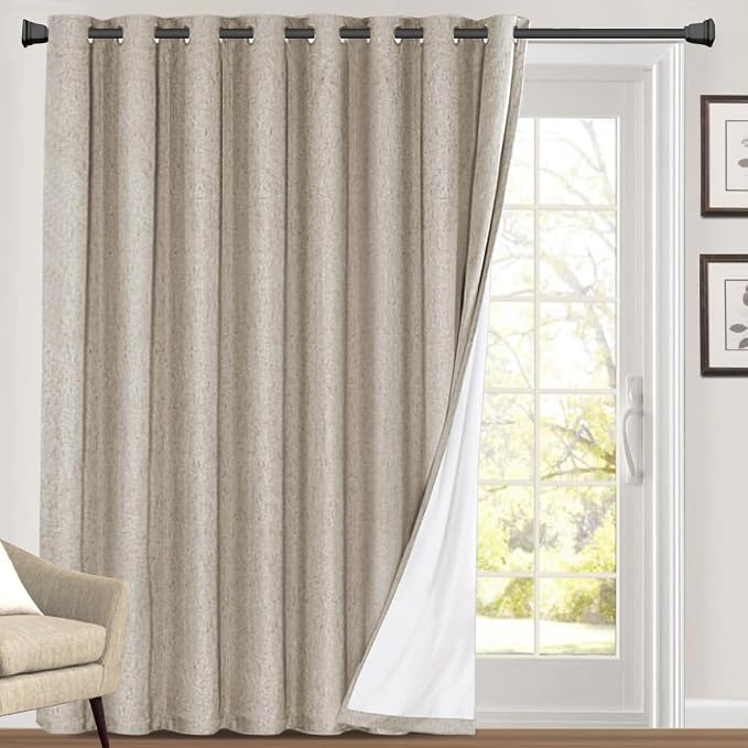 PrinceDeco 100% Blackout Curtains Black Out Curtains by PrinceDeco