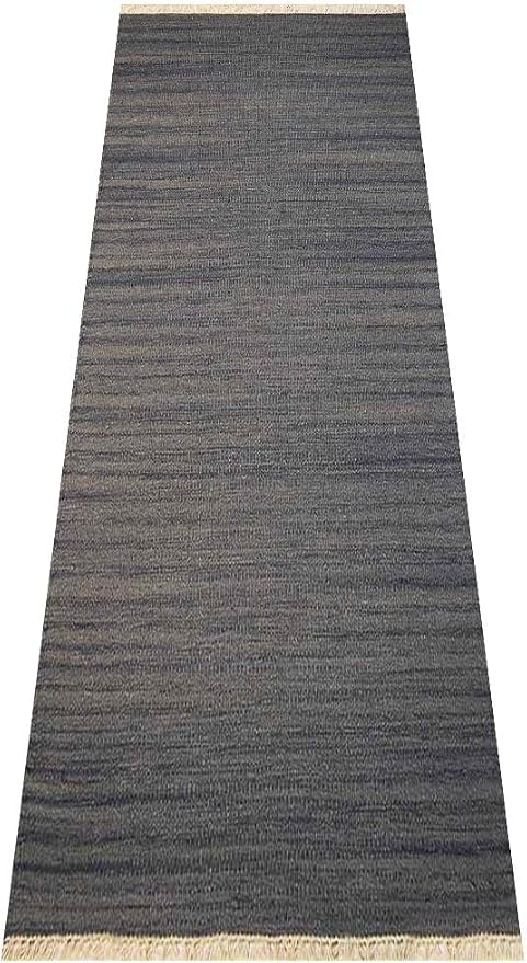 Rugsotic Carpets Hand Woven Flat Weave Kilim Wool 2'6''x6' Runner Area Rug - Image 3