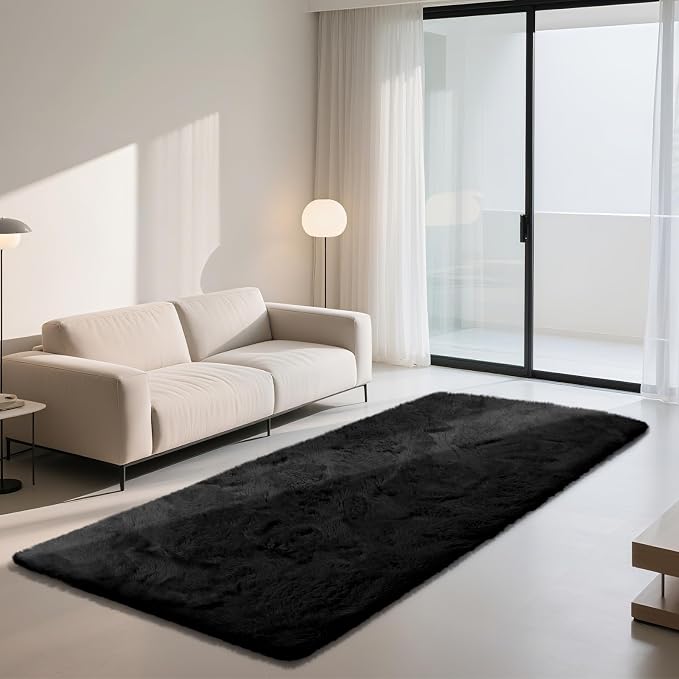 Soft Runner Rugs for Bedroom, Bedside Rug for Living Room Bedroom Kids Room - Image 4