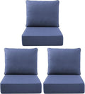 Luxury Outdoor Seat Cushion Set-22 x 24 x 6 Inch Outdoor Chair Cushions by NatureComfyOutdoorFurniture