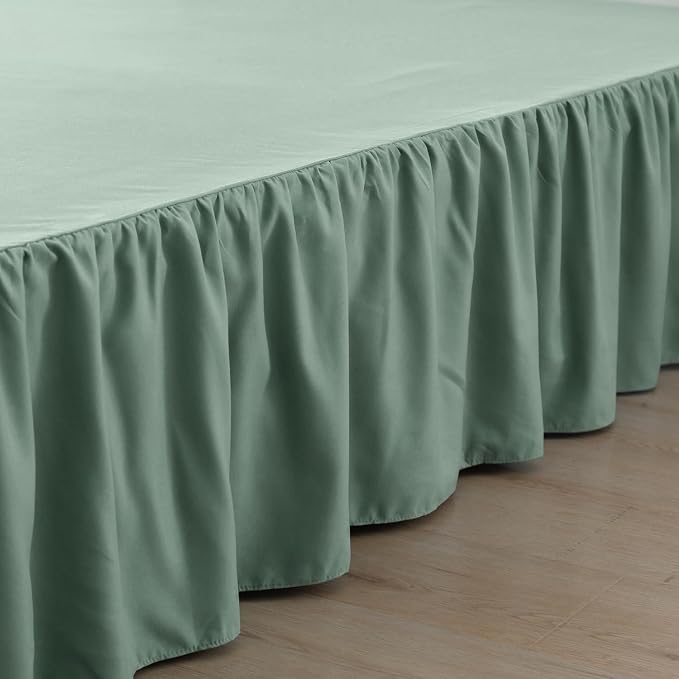Bed Skirt Twin Size Ruffled Bed Skirt - Image 2