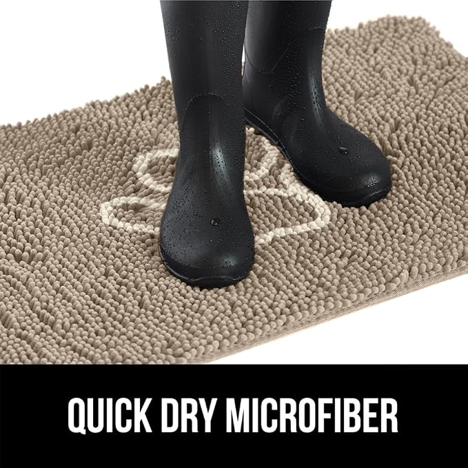 GORILLA GRIP SOAKSTOPPER Dog Door Mat, 48x30 Machine Washable Rug Absorbent - Image 10