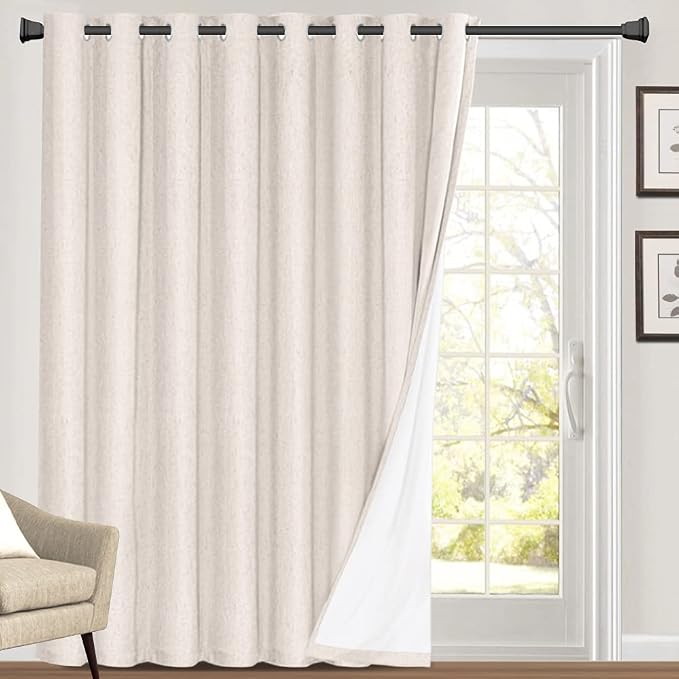 PrinceDeco 100% Blackout Curtains Black Out Curtains by PrinceDeco