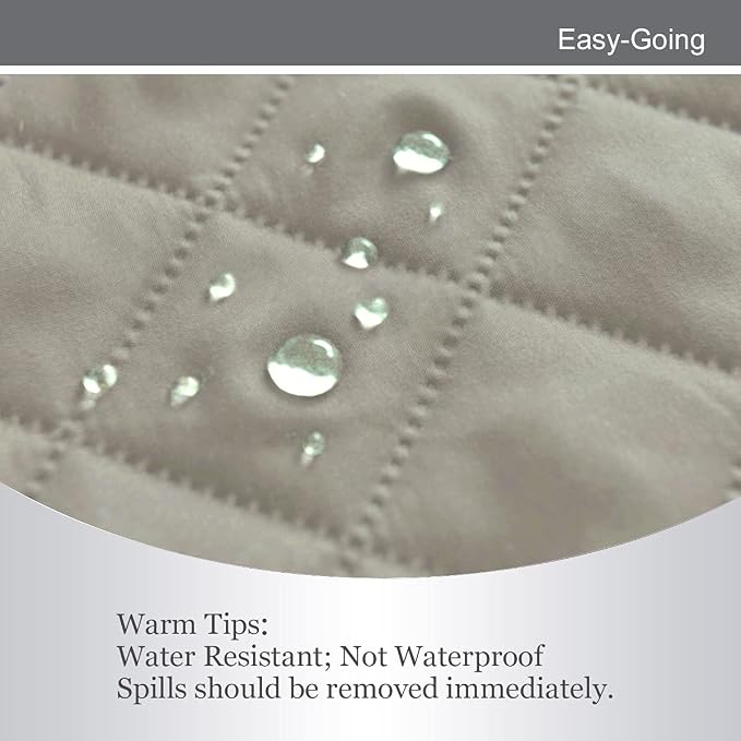 Easy-Going Futon Sofa Slipcover Reversible Sofa Cover Armless Couch Cover Water - Image 4