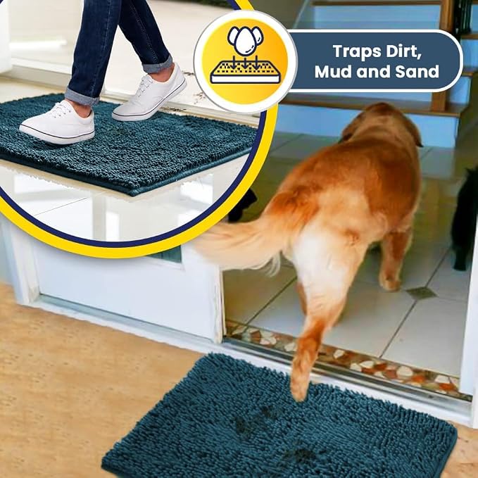 Muddy Mat® Shown on TV – Super Absorbent Door Mat Indoor, Microfiber Quick Dry - Image 3