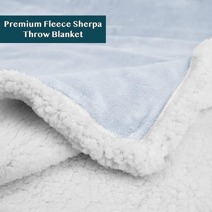 PAVILIA Sherpa Fleece Throw Blanket - Image 7