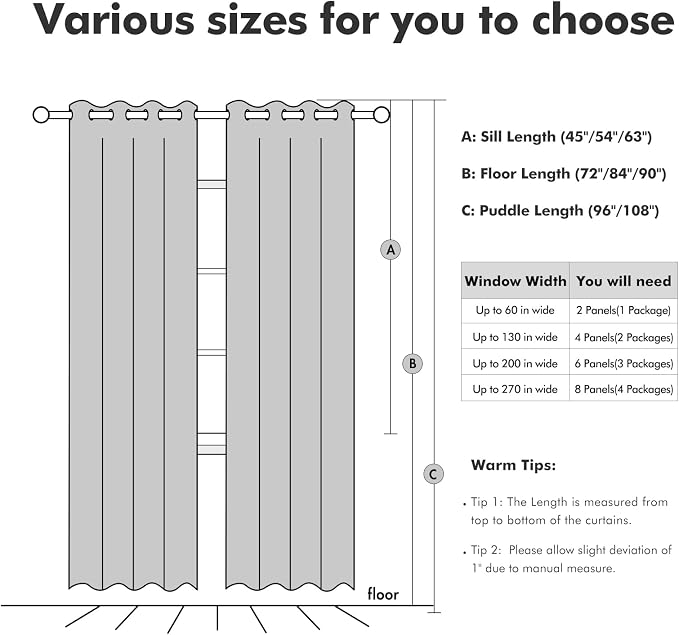 MIULEE Blackout Curtains for Bedroom Linen Texture Solid Thermal Insulated - Image 7