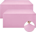 Nasitos Pink Fitted Table Covers Stretch Spandex by Nasitoshomedecor