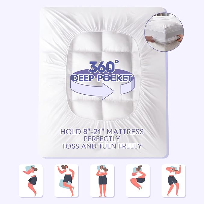 ABENE Full XL Size Mattress Topper - Image 4