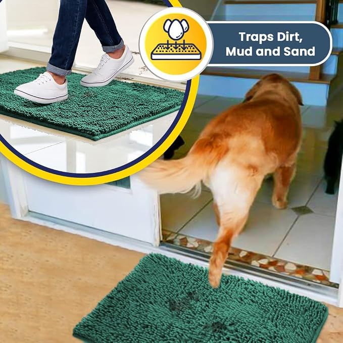 Muddy Mat® Shown on TV – Super Absorbent Microfiber Dog Door Mat - Image 4