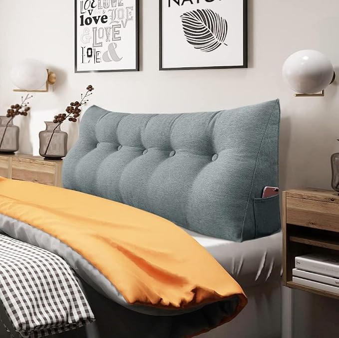 Wedge Headboard Pillow Dorm Room Reading Pillow Back Support - Image 5