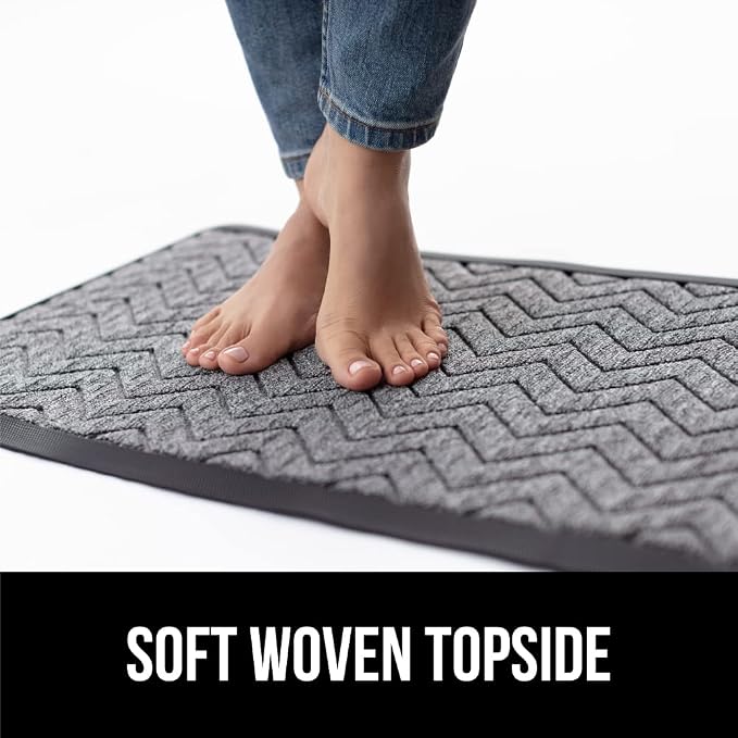 GORILLA GRIP 100% Waterproof All-Season WeatherMax Doormat, Durable Natural - Image 7