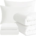 NTBAY Twin Comforter Set with Sheets, 5 Pieces Soft and Breathable Twin Bedding by NTBAY