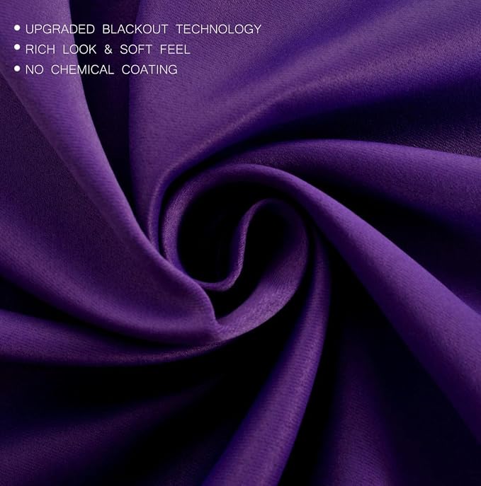 MIUCO Thermal Insulated Grommet Window Blackout Curtains Panels - Image 4