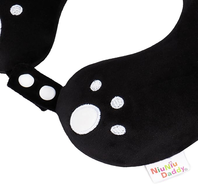 Niuniu Daddy Black Cat Kids Neck Travel Pillow - Image 5
