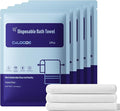 Disposable Bath Towels for Travel, Baby-Safe Disposable Towels Zero Fluorescent by CXLoode