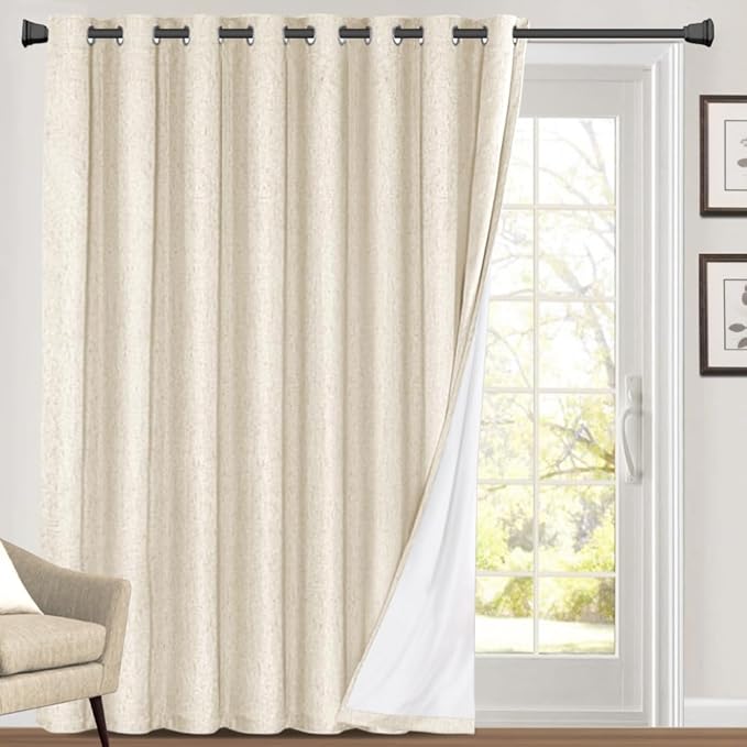 PrinceDeco 100% Blackout Curtains Black Out Curtains by PrinceDeco