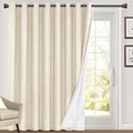 PrinceDeco 100% Blackout Curtains Linen Blackout Curtains 108 Inches Long Room by PrinceDeco