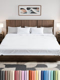 Texas King Sheets – 4 PC Luxury Texas King Bed Sheets 98x80 by CGKUnlimited
