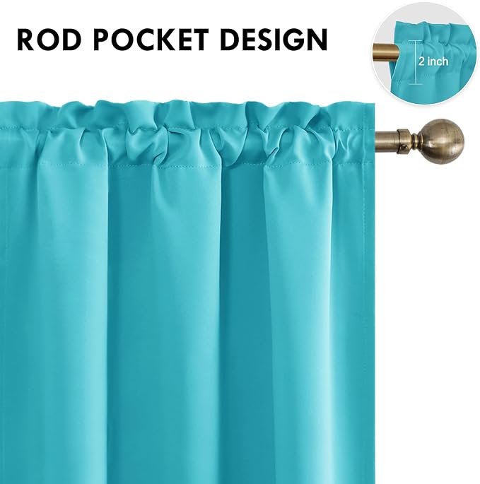 DWCN Thermal Short Blackout Curtains - Image 3