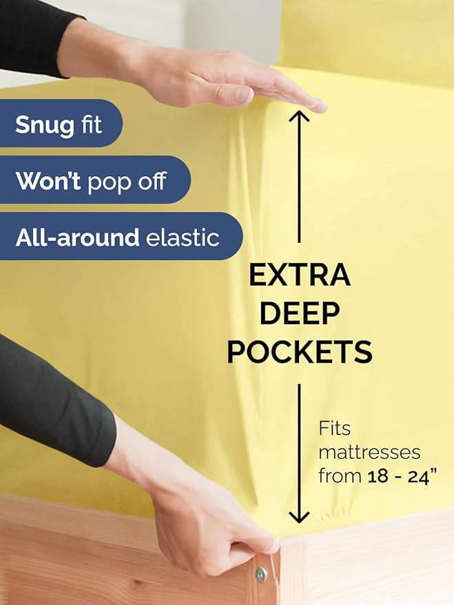 Extra Deep Split King Sheet Set - Image 3