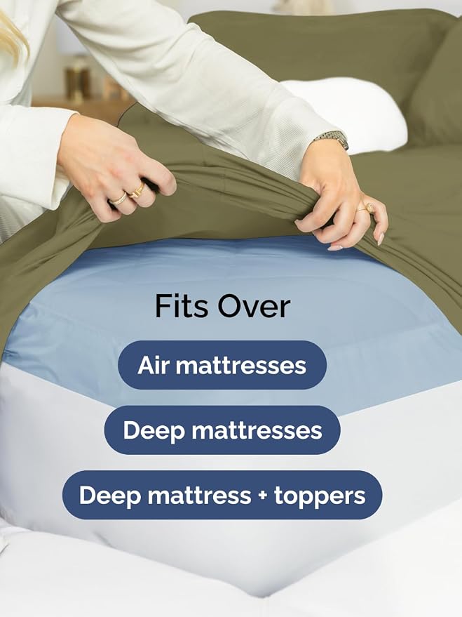 Extra Deep Twin Fitted Sheet - Image 6