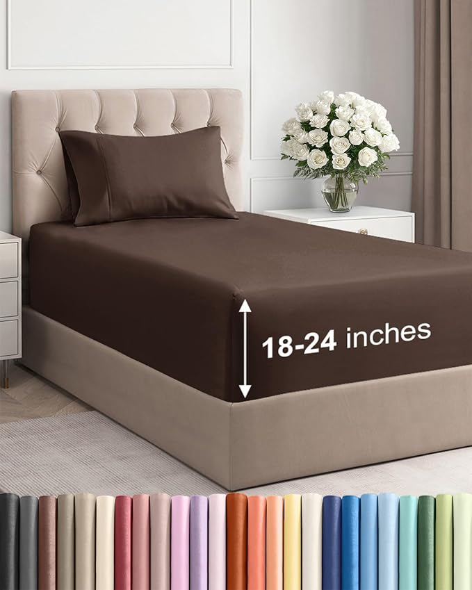 Extra Deep Pocket Twin Sheets by CGKUnlimited