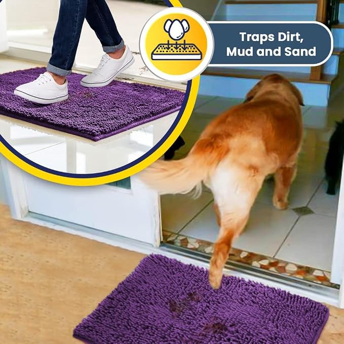 Muddy Mat® AS-SEEN-ON-TV Highly Absorbent Microfiber Door Mat and Pet Rug - Image 6