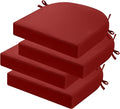 idee-home Outdoor Chair Cushions Set of 4, Thick 19" x 19" x 3" Patio Chair by idee-home