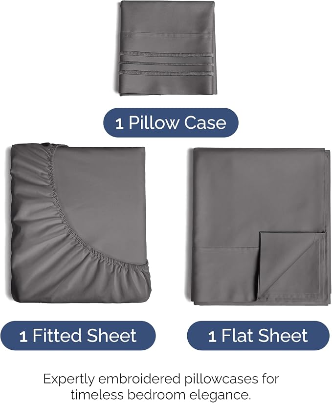 Twin XL Size 3 Piece Sheet Set - Image 2