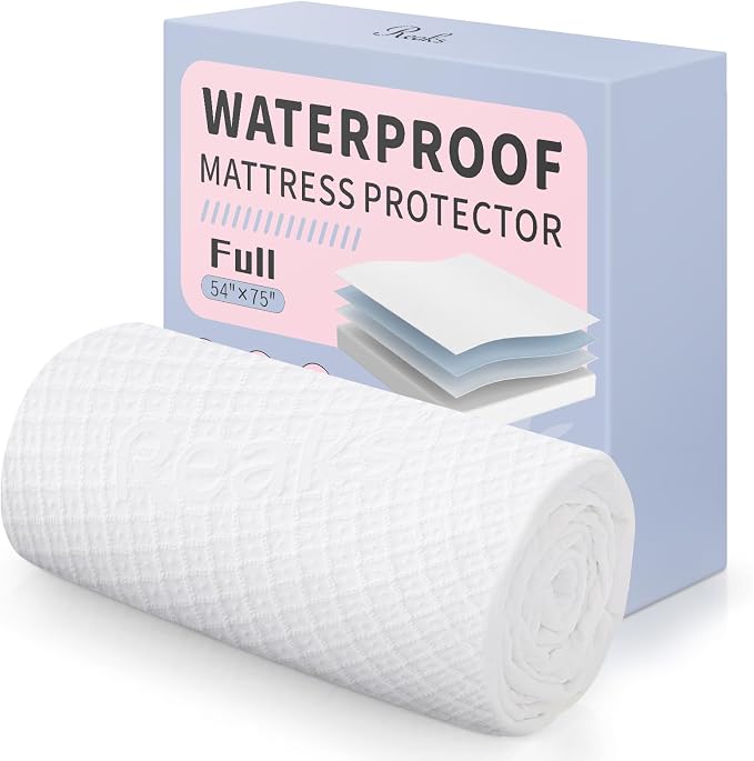 Full Size Bed Waterproof Mattress Protector Fitted Mattress Pad Cover - Image 6