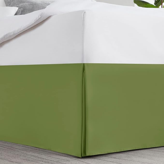 Nestl Calla Green Bed Skirt Queen Size - Image 2