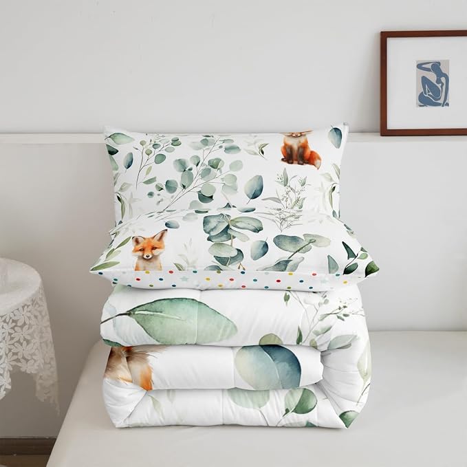 Erosebridal Girls Cartoon Animal Toddler Comforter Set - Image 6