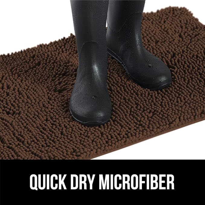 GORILLA GRIP SOAKSTOPPER Dog Door Mat, 60x36 Machine Washable Rug Absorbent - Image 10