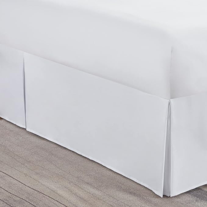 Nestl White Full XL Bed Skirt - Image 8