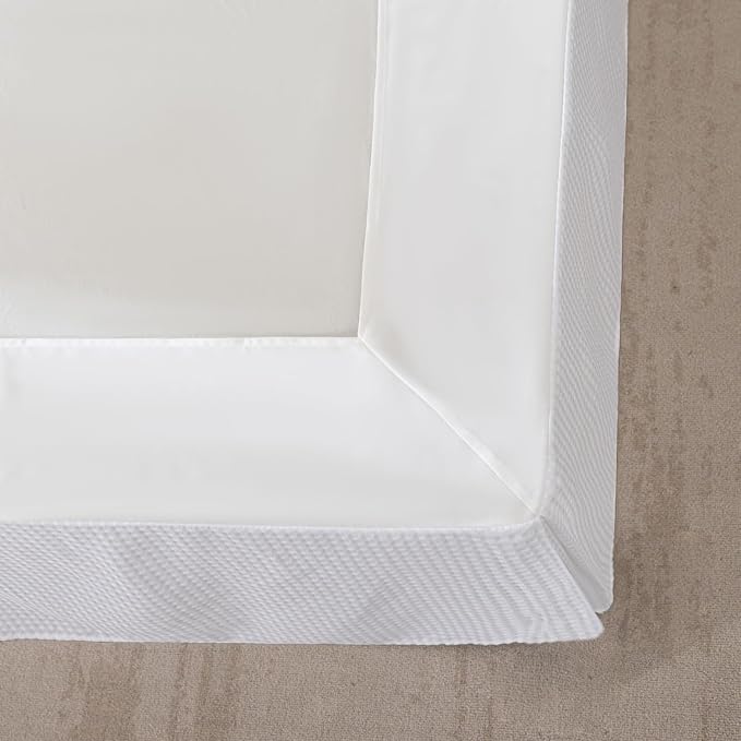 Twin Bed Skirt, Wrap Around Bed Skirt - Image 2