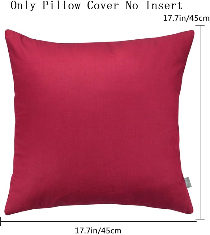 Thmyo 4-Pack 100% Cotton Comfortable Solid Decorative Throw Pillow Case - Image 6