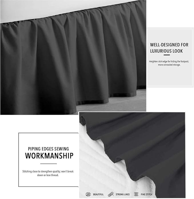 SlumberWell Twin Bed Skirt - Image 3