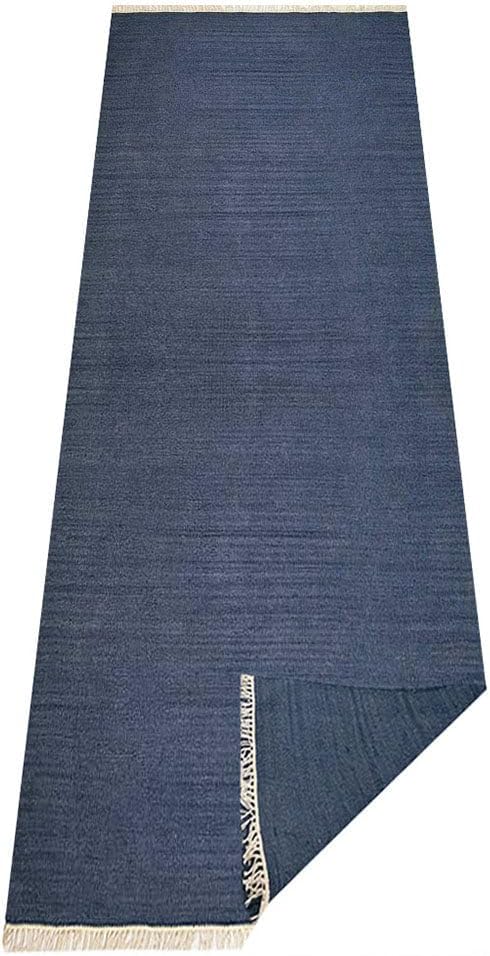 Rugsotic Carpets Hand Woven Flat Weave Kilim Wool 2'6''x6' Runner Area Rug - Image 5