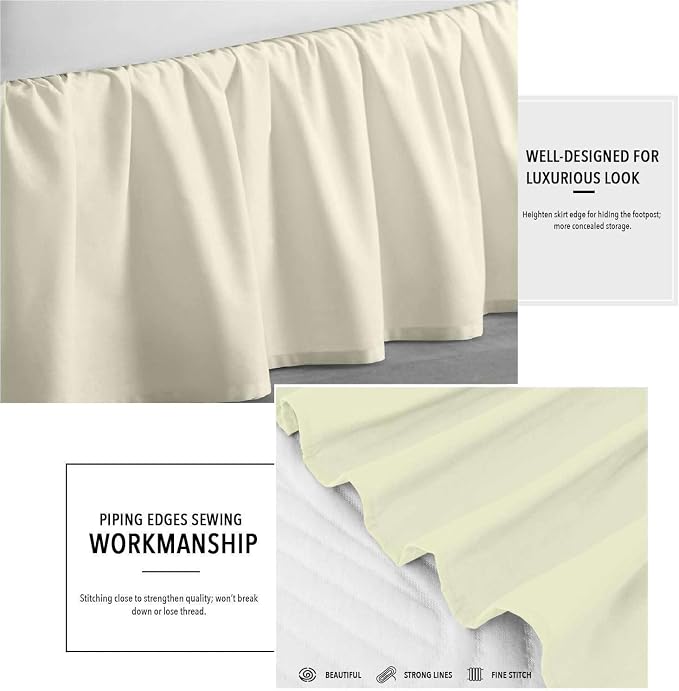 SlumberWell King Bed Skirt - Image 3