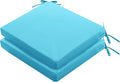 Outdoor Chair Cushions Set of 2: Waterproof & Color Fastness Seat Cushion by SUMMSUN