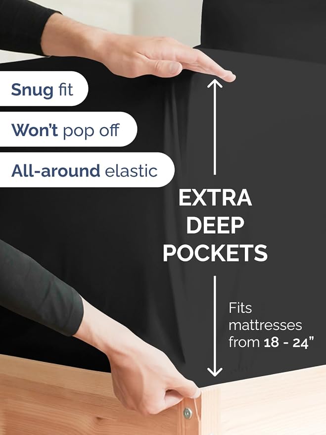 Extra Deep Pocket Queen Sheet Set - Image 3