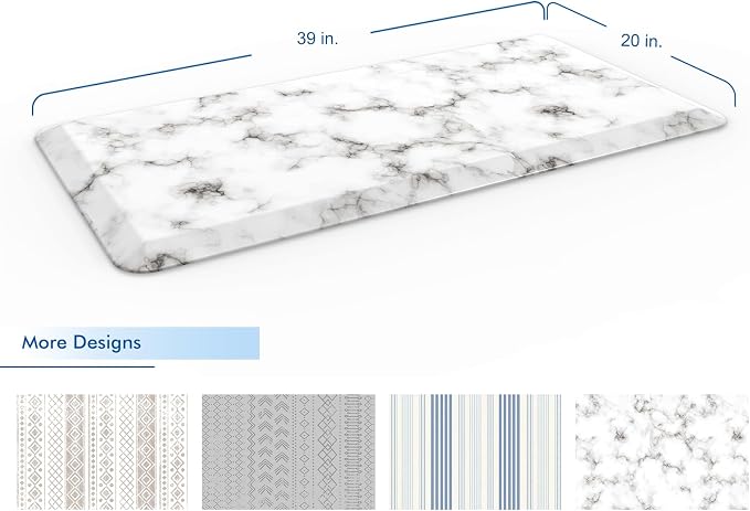 Klay Home Kitchen mats for Floor Anti Fatigue, 3/4" Thick 100% PU Memory Foam - Image 2