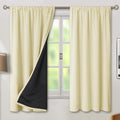 BGment 100% Blackout Curtains for Bedroom 63 Inch Length, Full Room Darkening by BGment