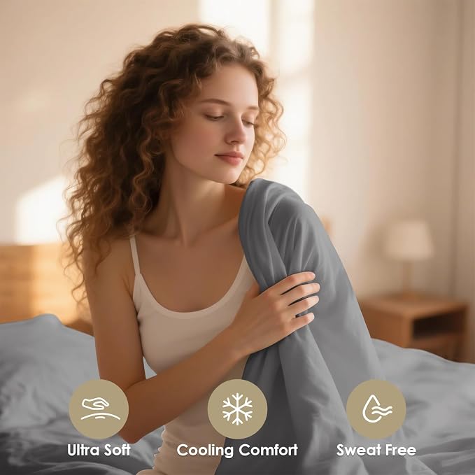 Twin Sheet Set - 3 Piece Silky Ultra Soft Breathable Bed Sheet Set, Hotel - Image 3