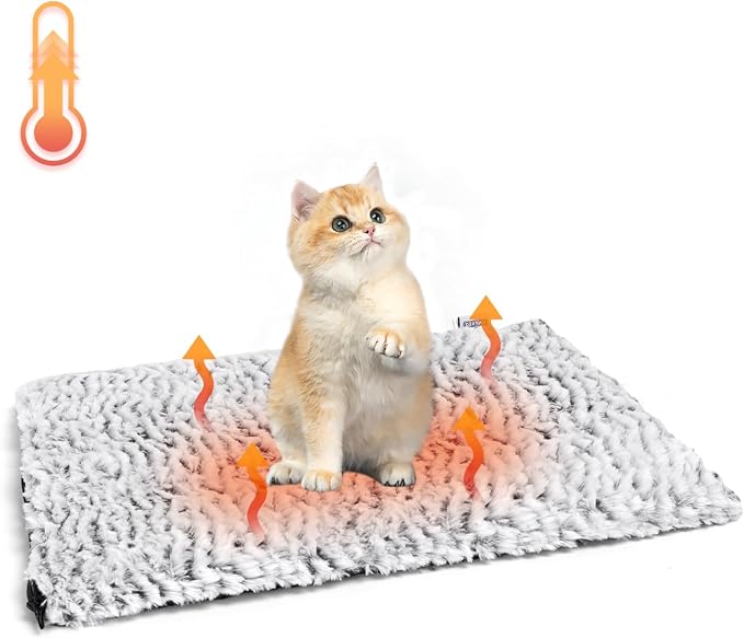 Nobleza Self Warming Cat Bed, Super Soft Thermal Dog Crate Bed Mat - Image 7